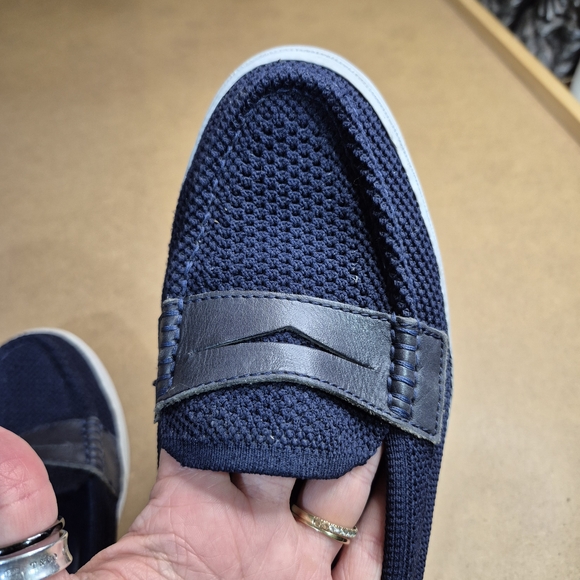 Cole Haan Women's Navy Blue Knit Loafers - Picture 8 of 9